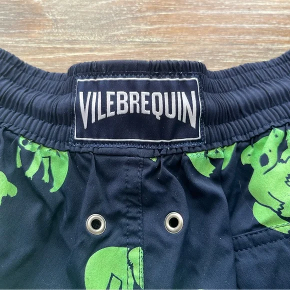 MENS VILEBREQUIN MOORISE MID-LENGTH GLOW IN THE DARK SWIM TRUNKS/SHORTS, SMALL - Picture 6 of 10